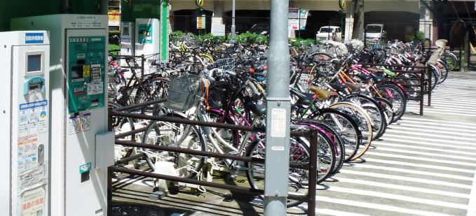 人参公園駐輪場の拡大画像