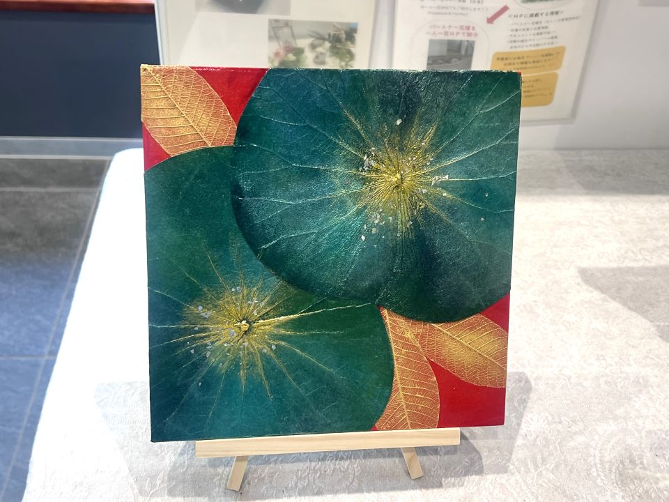 ボタニーペインティングの作品の写真です