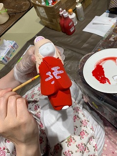 「博多町家」ふるさと館での博多の伝統工芸体験１の画像