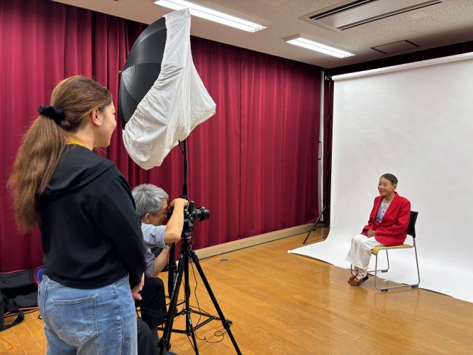 カメラマンによる撮影会の様子