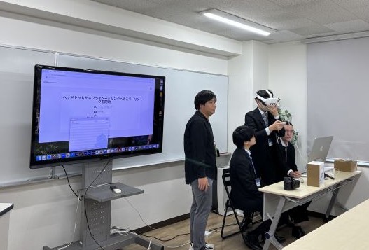 VR映像作成の様子