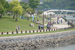 御島グリーンベイウォークの写真