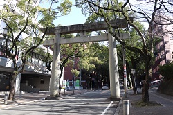 香椎参道の鳥居
