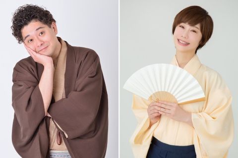 なみき落語会 柳亭小痴楽さんと蝶花楼桃花さんの写真