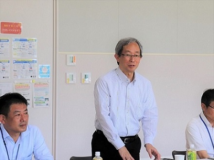 東区こんにちは区長です写真1