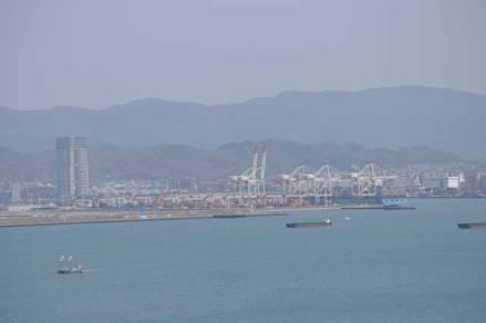 「海の中道海浜公園よりアイランドシティを望む」の拡大画像