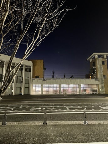 東消防署前からの景色