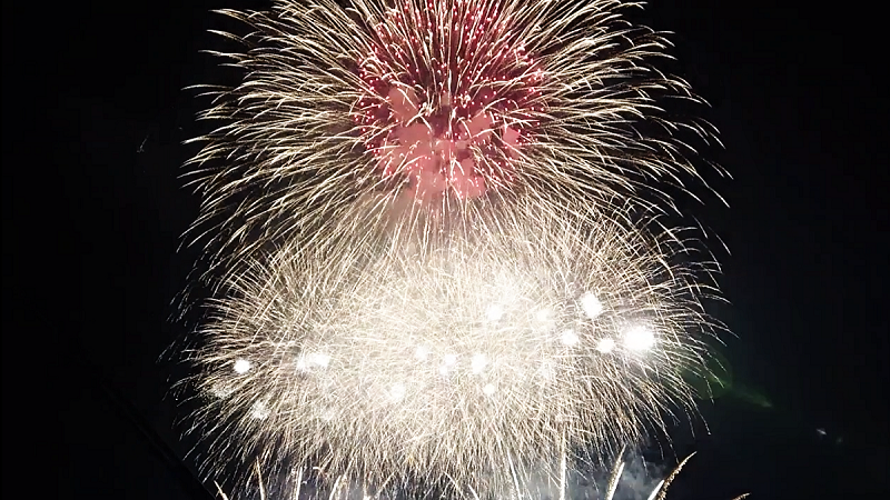 東区花火大会の写真