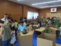 ダンボールハウス作り