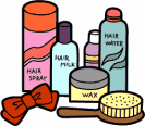 洗剤や防水スプレーなどの身近な製品のイラスト