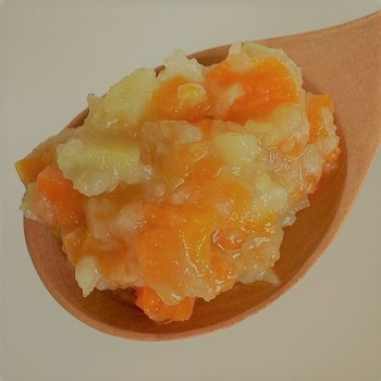 さつまいもとにんじんのごま和えの写真