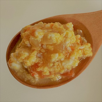 トマトの卵とじの写真