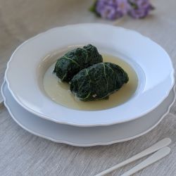 ロールかつお菜