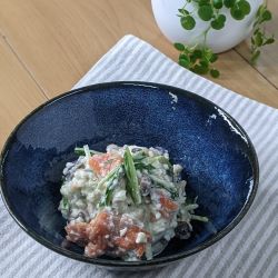 高野豆腐の牛乳ふわとろ煮の写真