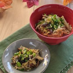 さんま缶の卵とじの写真