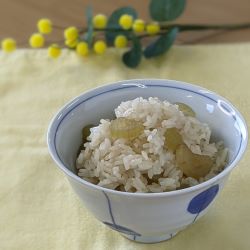 ふきご飯の写真