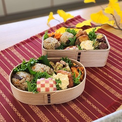 秋冬のバランス弁当の写真