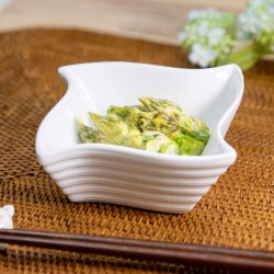 アスパラガスのカレーマヨ和えの写真