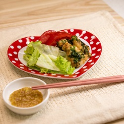 豚の青じそ揚げの写真