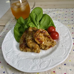 豚の粒マスタードソテーの写真