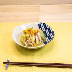 白菜のベーコンはさみ蒸しの写真