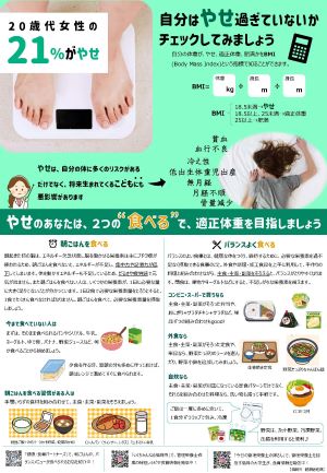 自分はやせ過ぎていないかチェックしてみましょう