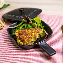 小松菜とベーコンのケーク・サレの写真