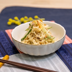 切干大根と干しえびのツナマヨ和えの写真