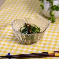 たたききゅうりの塩昆布和えの写真