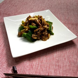 簡単チンジャオロースーの写真