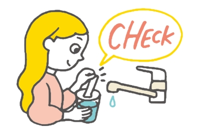 検査キットを使って自宅の水道水をチェック