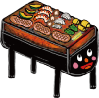バーベキューのイラスト