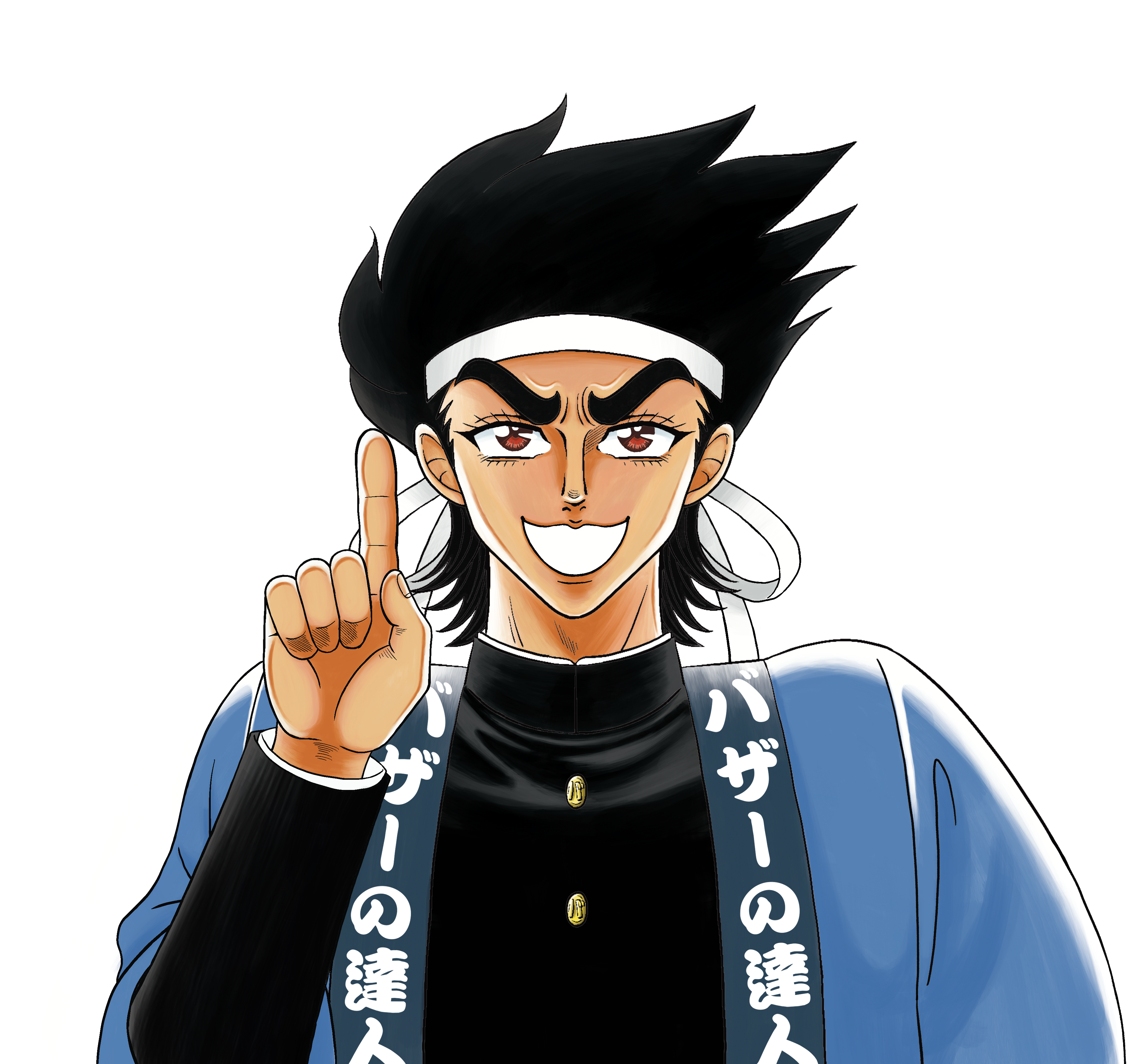 解説する男性のイラスト