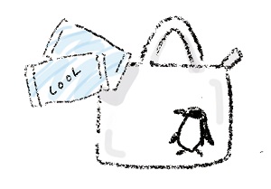 保冷バッグのイラスト