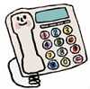 電話機のイラスト