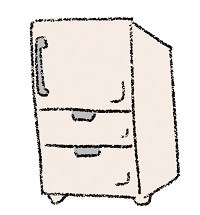 冷蔵庫のイラスト
