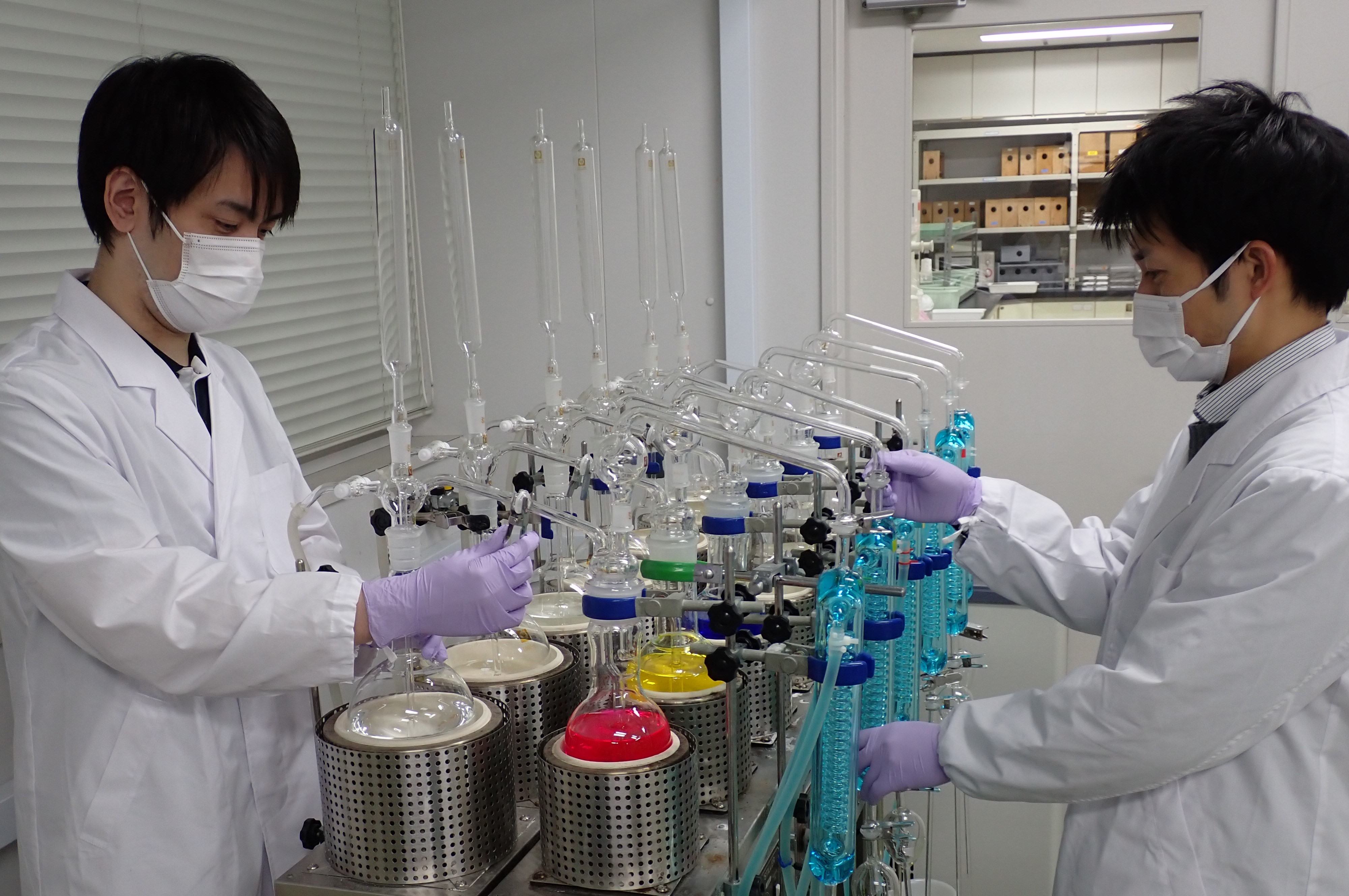 食品化学担当の業務