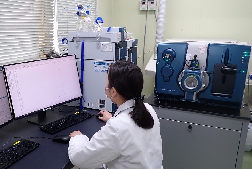 微量分析担当の業務（MS）