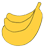 バナナのイラスト
