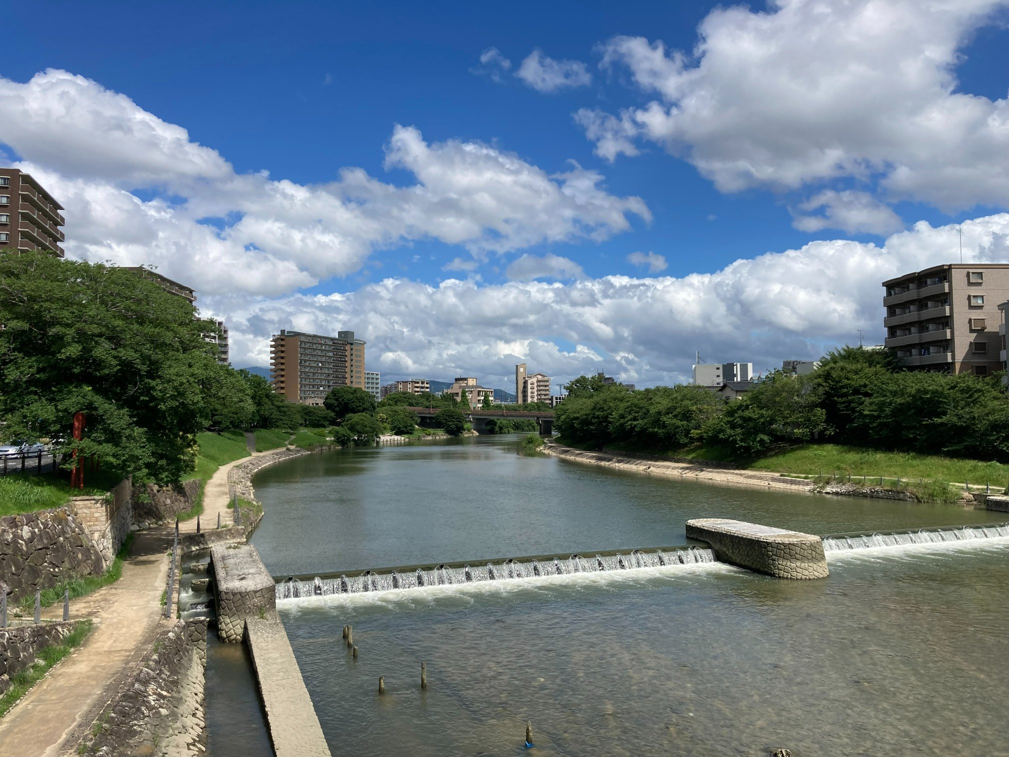 那珂川塩原堰付近