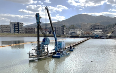 用地整備係の現場風景１