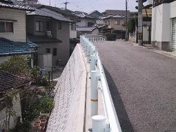 擁壁工事整備後