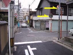 カーブミラー設置後