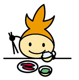 城南区のシンボルキャラクターにっこりん