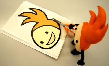 画像:うちわの作り方②