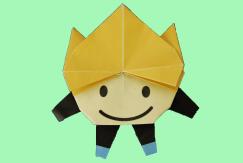 画像:折り紙ニッコりん