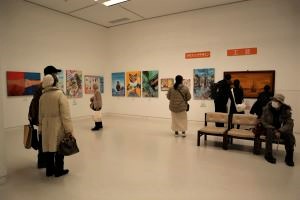 工芸部門の会期中の様子