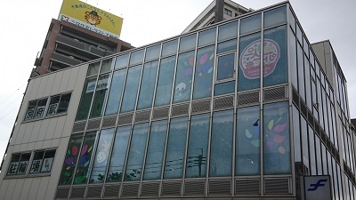 別府駐輪場緑のカーテン1