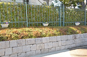 中村学園大学横の寄せ植え