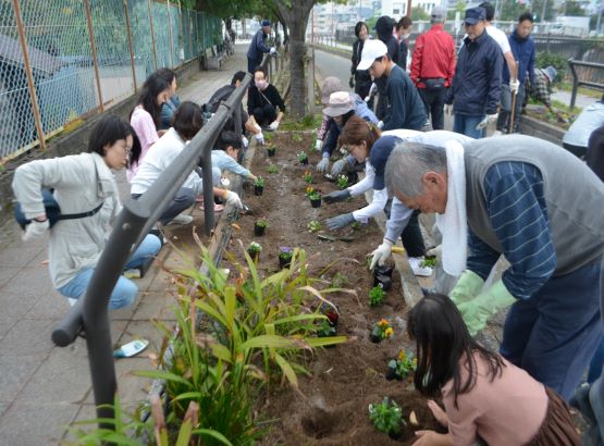 画像:鳥飼花クラブの活動写真２